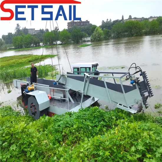 Skimmer de basura para cosechadora de malezas acuáticas para recolectar malezas y desechos flotantes