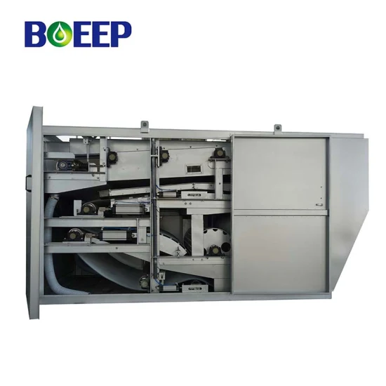 Tratamiento de aguas residuales industriales Fabricación automática de filtros prensa de correa de deshidratación de lodos